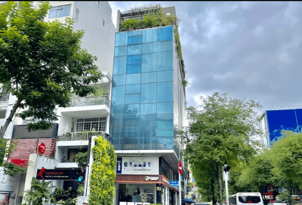 Cho thuê toà nhà căn góc 2 MT Đường Trương Định & Võ Văn Tần Phường Bến Thành Quận 1