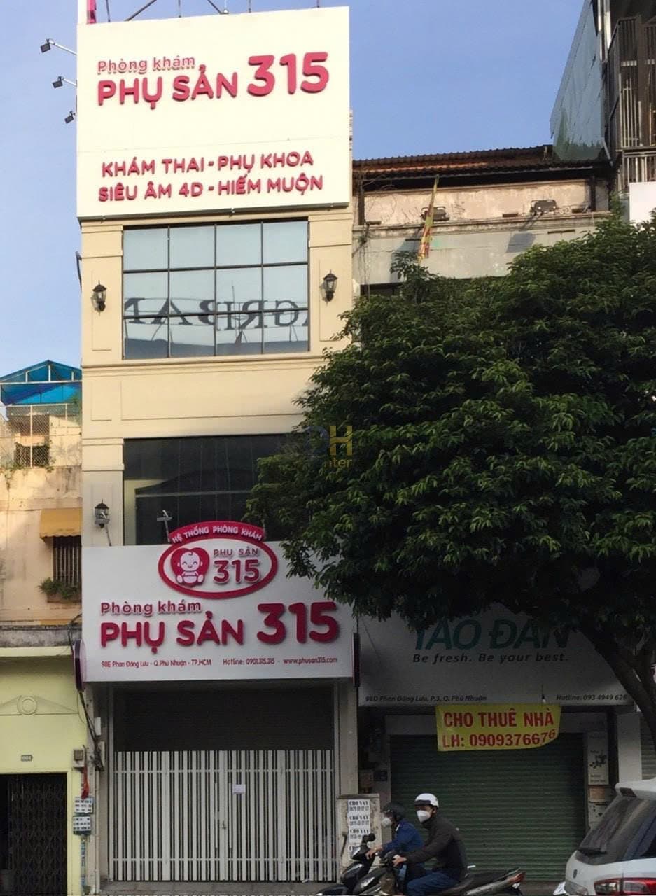 Cho thuê nhà mặt tiền Phan Đăng Lưu, Phường 4, Quận Phú Nhuận